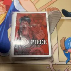 ワンピースカードゲーム オフィシャルカードスリーブ　ルフィ　一個