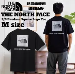 THE NORTH FACE バンダナスクエアロゴ Tシャツ Mサイズ 新品