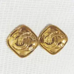 シャネル イヤリング ヴィンテージ ココマーク ゴールド 美品