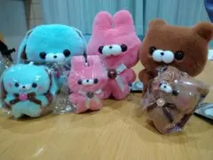すくっとたっちさん　めるてぃちょこれーと　ぬいぐるみ　６個セット