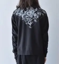 【美品/42】lad musician ブラック クルーネック スウェットシャツ