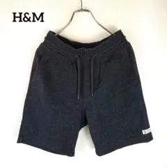 H&M　カジュアルショートパンツ 黒　チャコールグレー