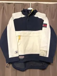 希少デッド　トミーヒルフィガー　90sセーリングアノラックパーカー