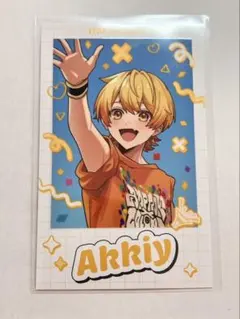 AMPTAK×COLORS あっきぃ　フォトカード