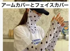 アームカバー　フェイスカバー　プール　ネックカバー　日除け　日焼け防止　外出時のサムネイル