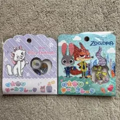 【ディズニー】 おはじきシール2種セット ズートピア・マリーちゃん