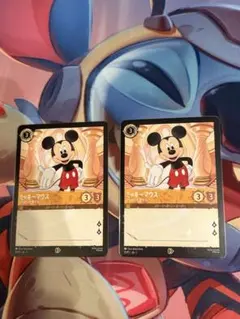 ロルカナ ミッキーマウス プロモーションカード TSUTAYA 2枚セット