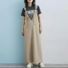 最終価格⭐️ADAM ET ROPE' ノットストラップジャンパースカート