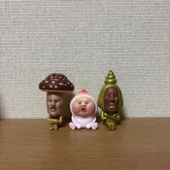こびとづかん　フィギュア 3体セット カプセルトイ