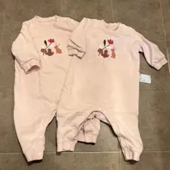 ユニクロ　スウェットカバーオール　2着セット