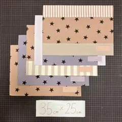35×25 5枚セット　ランチョンマット　ランチクロス　ナフキン　ハンドメイド