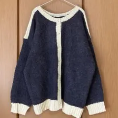 【新品】＊サマンサモスモス＊ブークレバイカラー2WAYニット