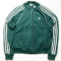 極美品 アディダス SST トラックジャケット 緑　グリーン　レディース S