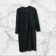 ブラックワンピーススーツ　冠婚葬祭