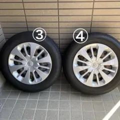 ブリジストン 14インチ タイヤ トヨタ ホイール 4本セット②のサムネイル