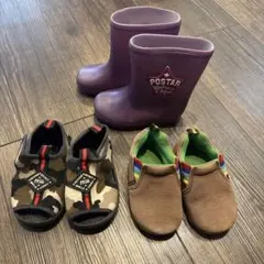 ベビー靴3足セット　12cm&13cm