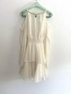 肩出し長袖ワンピース キャバドレス