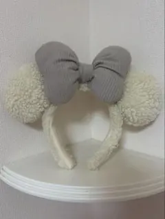 ミニーちゃん　ボアカチューシャ