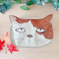 ネコ型バッグ サコッシュ レザー 牛革 ハンドメイド - メルカリ