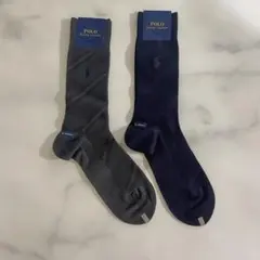 Polo Ralph Lauren ソックス 2足セット グレー ネイビー