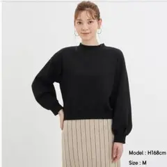 GU ダブルフェイスプルオーバー　トレーナー