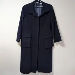 雷216 Vallee la Loire カシミヤ グレー ロングコート 比翼 - メルカリ