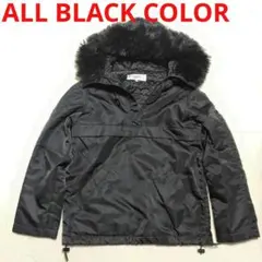 Archive y2k オールブラック　光沢アノラックパーカー