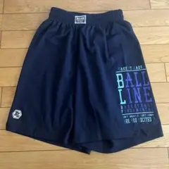 BALL LINE バスケットボール ハーフパンツ ネイビー S