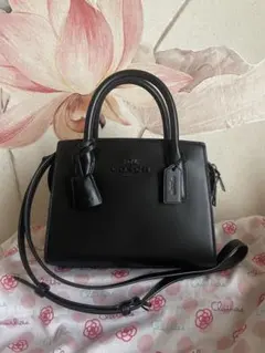 COACH ブラックレザー トートバック