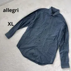 アレグリ　allegri　ボタンダウンシャツ チェック柄　カジュアルシャツ　48