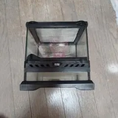 유리 테라리움 나노 큐브 엑소 테라 브리딩 케이지 유리 케이지