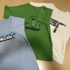 ユニクロ　マインクラフト　Tシャツ　140 3枚セット
