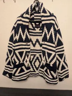 アンティバルリスティック/ニットショールカーディガン/黒　Мサイズ