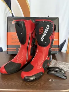 ☆未使用☆SPEED Riding tribe バイクシューズ レッド 43 ☆未使用☆SPEED Riding tribe バイクシューズ レッド 43 - メルカリ