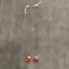 スワロフスキーネックレス２本セット値下げしました