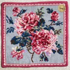 FEILER　フェイラー　タオルハンカチ　花柄　薔薇　バラ　約30cm