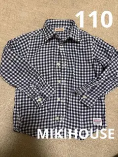 MIKIHOUSE チェックシャツ 110