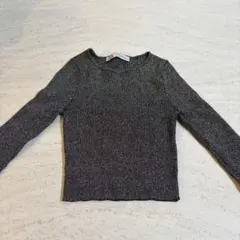 ZARA ラメニット リブトップス GYDA ギャル