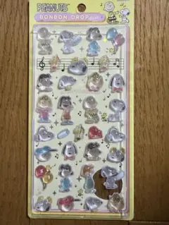 PEANUTS BONBON DROP スヌーピーシールボンボンドロップシール