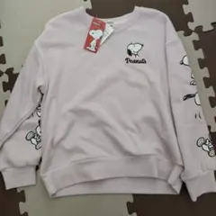 新品未使用PEANUTS スヌーピー トレーナー ピンク 子ども140cmのサムネイル