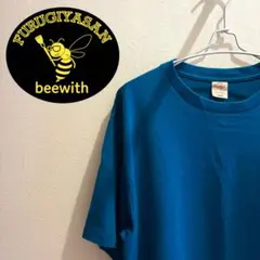 Gold ゴールド　無地 Tシャツ ターコイズブルー Lサイズ