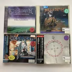 メガデス ／CD 4枚セット