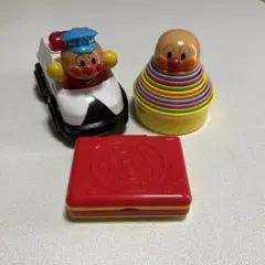 アンパンマン　おもちゃまとめ　天才脳つみかさねカップ　パトカー　タッチスクリーン