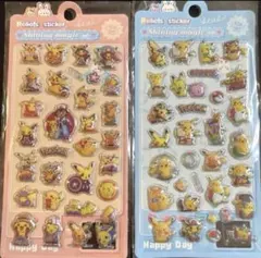 ポケモン　空気シール　立体シール　ぷくぷくシールのサムネイル