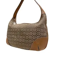 COACH エルゴ ワンショルダーバッグ ハーフムーン 茶　6617