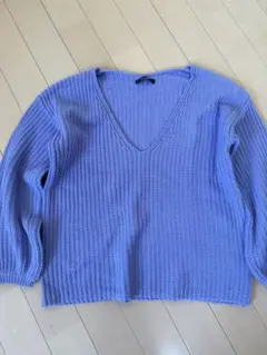 w closet 紫ニット