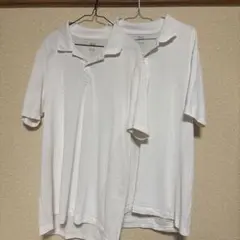 ホワイト ポロシャツ 2枚セット　ユニクロ