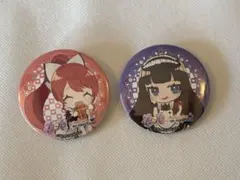 五等分の花嫁∽×サンリオキャラクター 缶バッジ 中野五月 ハローキティ