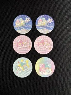 リトルツインスターズ　ステッカー　シール　まとめ売り　キキ　ララ　サンリオ