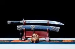 青い鱗』古兵器 武具 刀装具 日本刀 模造刀 居合刀 太刀 無銘 小烏丸